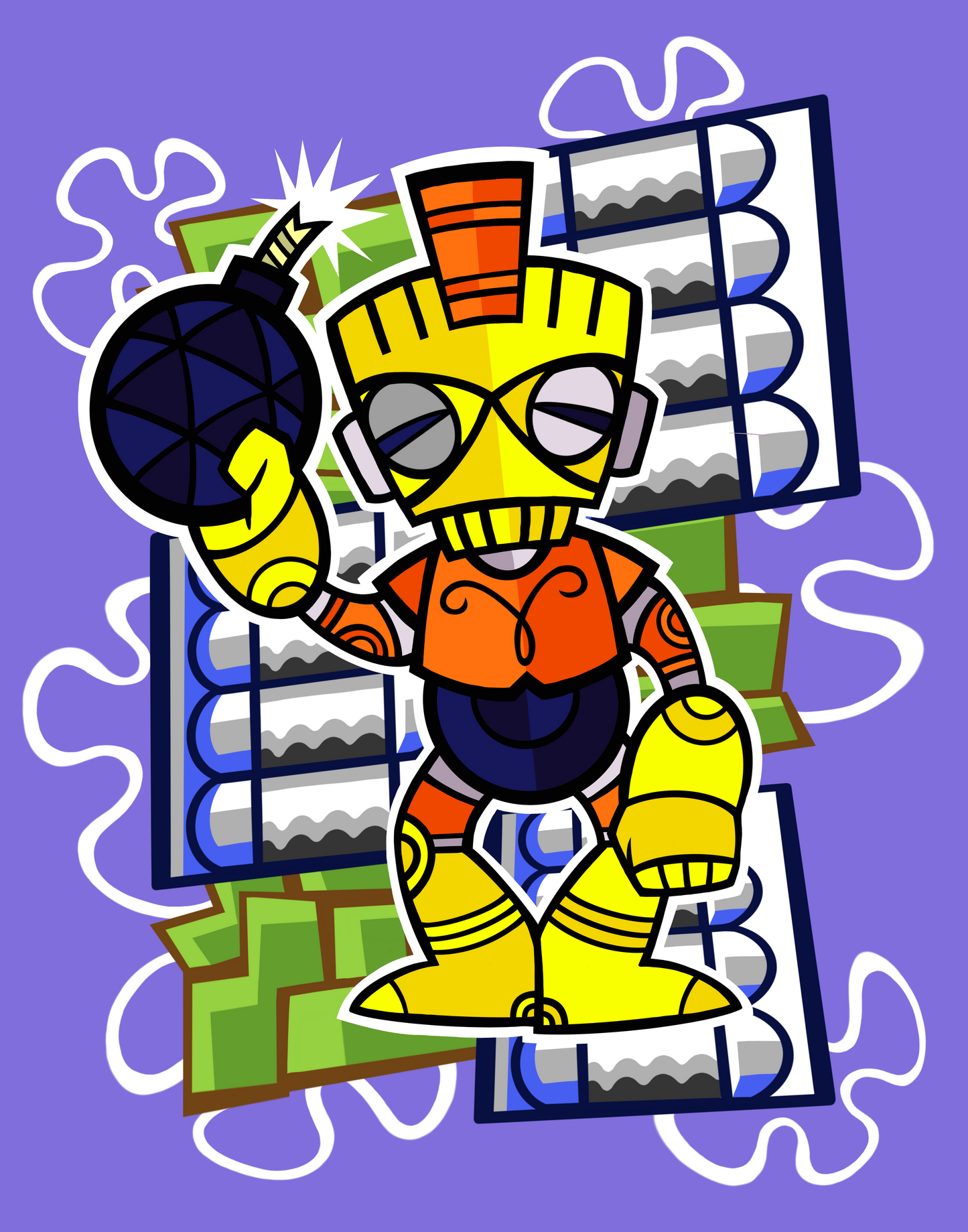 Robot Master Tiki Idols